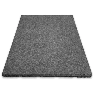 Floordirekt Outdoor-Bodenplatte Fallschutzmatte Play Protect, Bodenschutzmatte mit Drainage, verschiedene Dicken, 1-St., individuell kombinierbar, In vielen Farben, 50 x 50 cm grau 50 cm x 50 cm x 25 mm