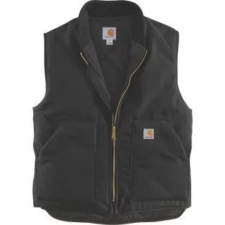 CARHARTT V01 Insulated Rib Collar Weste Schwarz M