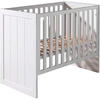 Babybett VIPACK Babybetten Gr. Lattenrost, Liegefläche B/L: 60 cm x 120 cm, kein Härtegrad, weiß Baby Gitterbetten Babybett mit Liegefläche 60 x 120 cm lackiert