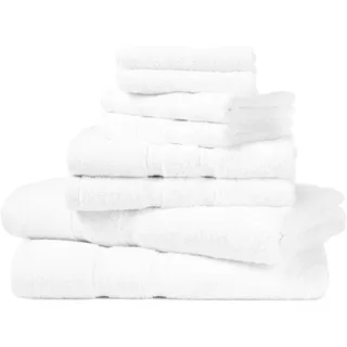 SCHIESSER Las Palmas Handtuchset 8-tlg. weiß