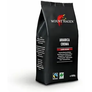 Mount Hagen Arabica Crema ganze Bohnen 1000 g
