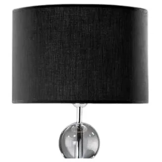 Lampenschirm schwarz rund 25 x 15 cm