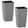 Set 2-tlg. 25 x 25 x 46,5 cm grau