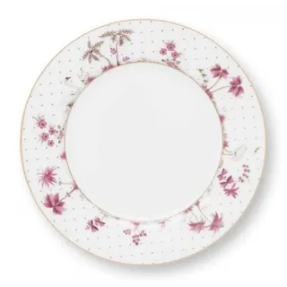 Pip Studio Frühstücksteller Jolie Dots Gold/Pink/Rosa 21 cm