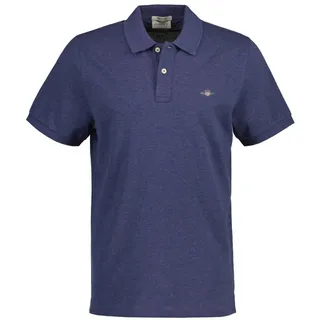 GANT Regular Shield Pique Poloshirt blau XL
