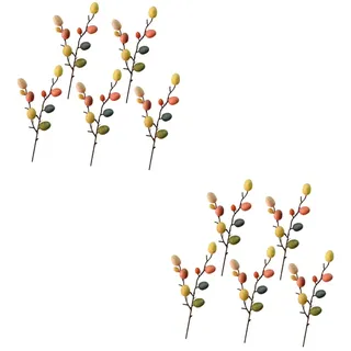 TOPBATHY 2stücke Easter Dekoration Bunte Ostereier Für Frühlingsblumenarrangements Dekoration Für Zuhause Büro Oder Garten Langlebige Und Stilvolle Osterdeko