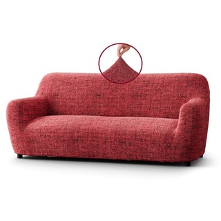 Sofahusse elastischer Sofabezug, italienische Handarbeit, Paulato by GA.I.CO, blickdichter, langlebiger 2-farbiger Mikrofaserstoff rot