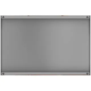Bilderdepot24 Magnettafel Küche deko Shabby Industrial Metalloptik, (1-tlg., Magnetboard Pinnwand für die Wand - metallische Tafel für Magnete), Magnetwand groß mit Motiv Büro Memoboard magnetisch Querformat grau 78 cm x 37 cm