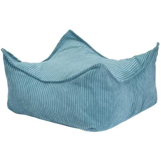MeowBaby Sitzpouf, Türkis, Textil, 60x35x60 cm, Wohnzimmer, Hocker, Sitzsäcke, Kindersitzsäcke