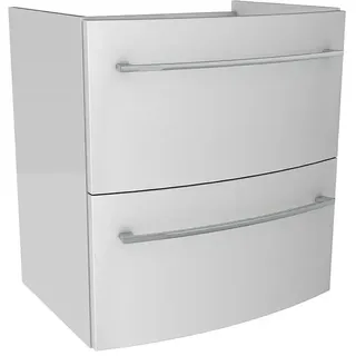Camargue Swing Waschbeckenunterschrank  (59,2 x 44,1 x 63 cm, Weiß)