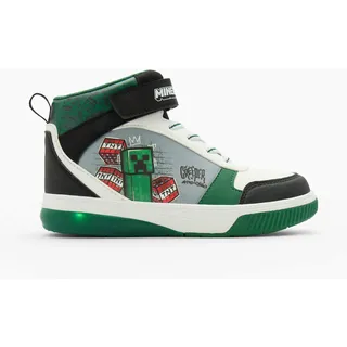 Hoher Sneaker Kinder | Minecraft | Grün | Größe 31 | Material: PU/Textil - Hoher Sneaker Kinder | Minecraft | Grün | Größe 31 | Material: PU/Textil - man - Gruen