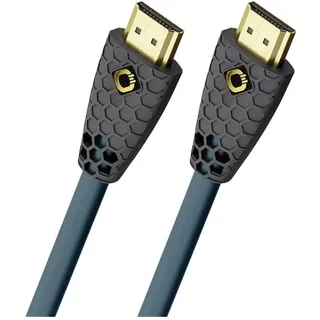 Oehlbach HDMI Anschlusskabel HDMI-A Stecker HDMI-A Stecker 1,00 m Petrolblau