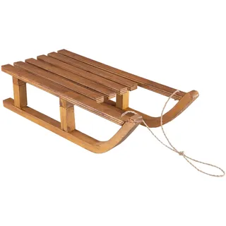 Schlitten aus Holz, Deko zum Hängen braun 38cm