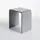 Serie 430 Duschhocker MineoStone hellgrau 400x300x430mm