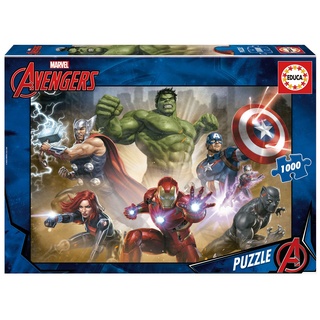 Educa - Puzzle 1000 Teile für Erwachsene | Marvel The Avengers, 1000 Teile Puzzle für Erwachsene und Kinder ab 14 Jahren, Superhelden (17694)