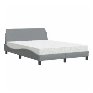 vidaXL Dover 140 x 190 cm Hellgrau