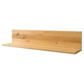 MASSIVMOEBEL24.DE Wandregal 120 x 22 x 24 cm Wildeiche