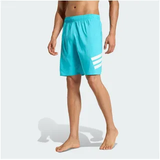 adidas 3-Streifen 8-Inch, Herren Badehose, türkis - S