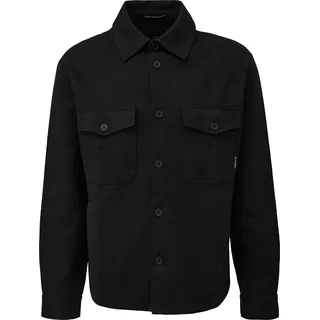QS Overshirt mit Struktur Schwarz XL