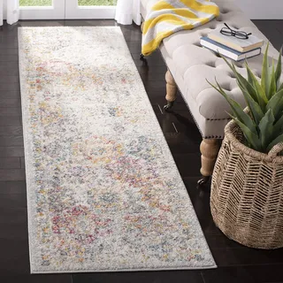 Safavieh Madison Collection Teppich, MAD611A, Bohemian-Stil, Vintage-Stil, Vorleger Vintage 2' 3" x 6' Grau/Gold