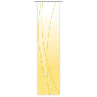 gardinen-for-life Schiebegardine Linea gelb up dark Schiebevorhang HxB 260x60 cm - B-line weiß