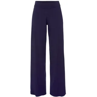LASCANA Strickhose mit weitem Bein Blau 32/34