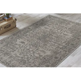 Kayoom Perry 325 Kurzflorteppich 160 x 230 cm Grün/Taupe
