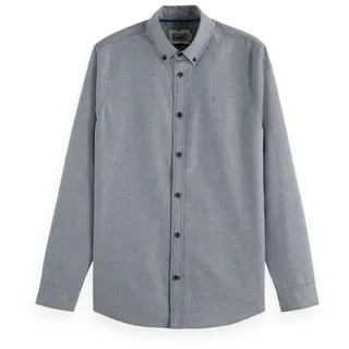 Scotch & Soda Langarmhemd Seasonal core - Solid regular-fit XL