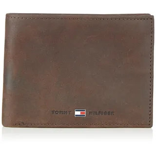 Tommy Hilfiger JOHNSON CC FLAP & COIN POCKET BM56923221 Herren Geldbörsen 14x10x2 cm (B x H x T), Braun (BROWN 204) - 14x10x2 cm (B x H x T)
