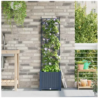 vidaXL Pflanzkübel 40 x 40 x 143 cm Grau