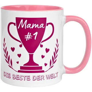 Tasse Mama | Mama #1 – Die Beste der Welt | Beste Mama Geschenk Becher | Muttertag Weihnachten Geburtstag