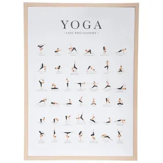 Gerahmtes Poster "Yoga" - unter Glas 50x70 cm - Atmosphera créateur d'intérieur