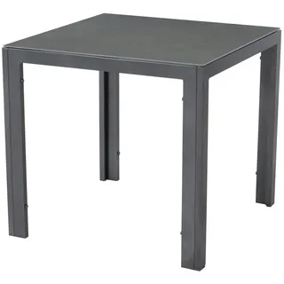 Primaster Loreto Gartentisch 80 x 80 x 74 cm grau