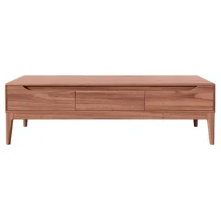 Tikamoon Couchtisch Couchtisch aus massivem Mangoholz Gabrielle braun