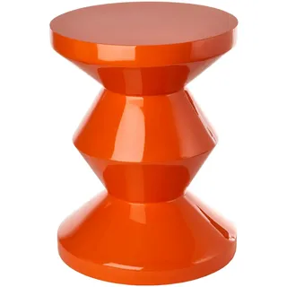 POLSPOTTEN - Zig Zag Hocker, orange