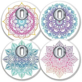 MySweetStitch | Freestyle Libre 3 / Plus Sensor Sticker Mandala 4 St
