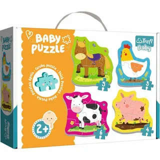 Trefl - Puzzle Baby Classic Tiere auf dem Land, von 2 bis 5 Teile, 2+