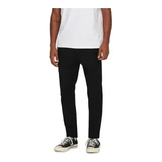 Only & Sons ONSLINUS CROP Tapered Hosen Schwarz XL
