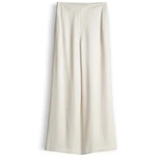 Someday Charlie Palazzo Pure Wide Leg Hose Weiß 40
