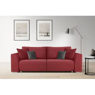 INOSIGN Couch 3-Sitzer rot