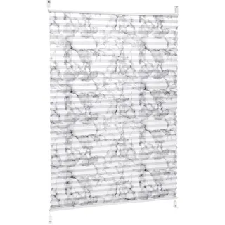 Sekey Plissee ohne Bohren, Fenster Plissee Klemmfix Jalousie 80 cm breit, Verspannt Lichtdurchlässig Sonnenschutz Fensterollo, 80 x 200 cm, Verlauf