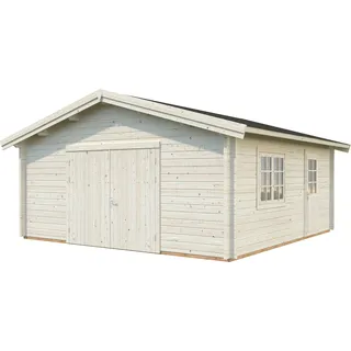 Palmako Einzelgarage Roger 5,40 x 5,40 m naturbelassen