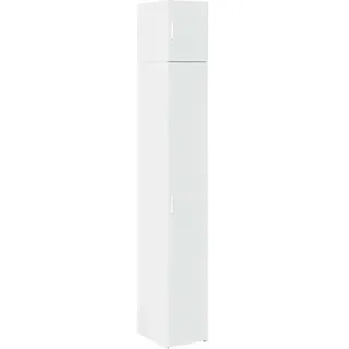 vidaXL Hochschrank Schmal 30 x 42,5 x 225 cm Weiß