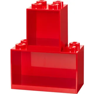 LEGO Bücherregal 2 tlg. rot
