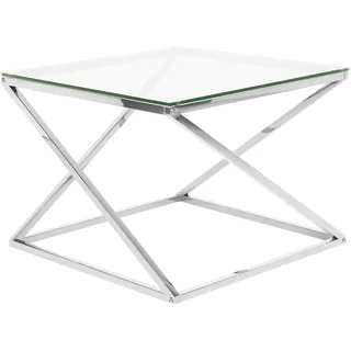 Beliani Beverly Grau Glas 60 x 45 cm