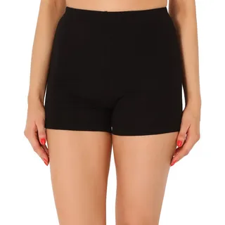 Merry Style Leggings Damen Shorts Radlerhose Unterhose kurze Hose Boxershorts MS10-358 (1-tlg) aus Baumwolle schwarz