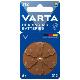 Varta Hörgerätebatterie Typ 312 6 St.