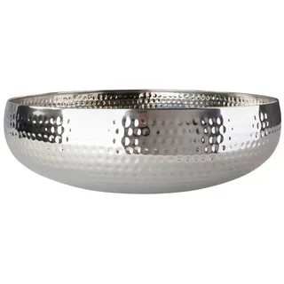 MICA Dekoteller Dekoschale silber - ca. 36 cm silberfarben