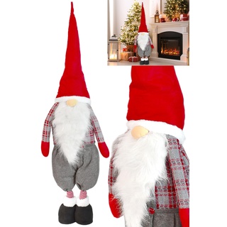 Stephans Möbelbörse XXL 150cm Wichtel Weihnachtswichtel Weihnachten Figur Schwedischer Weihnachtsmann Santa Tomte Gnom Zwerg Deko