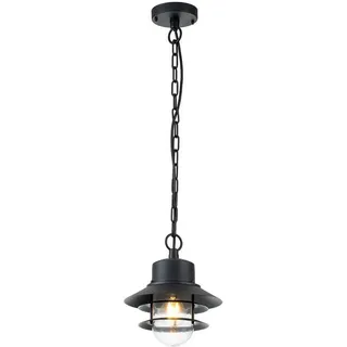 Elstead Lighting Copenhagen 1-flg. Ø22 cm schwarz Edelstahl